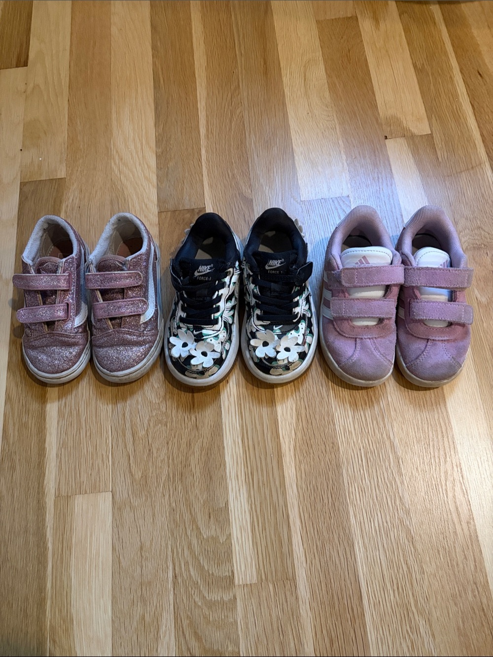 Bundle of Kids Sneakers: Vans, Nike, Adidas
